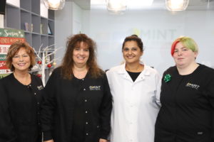 Mint Team. Sandy, Sharon, Dr. Patel, Renee